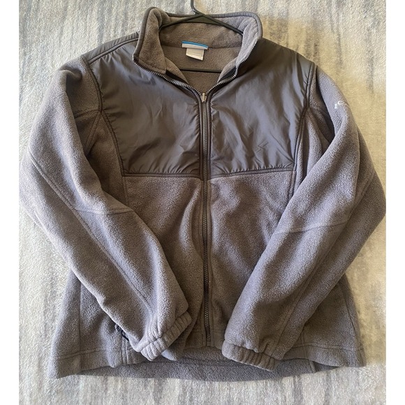 Columbia full-zip fleece jacket, Interchange Omni-heat EXTRA LARGE gray - Picture 1 of 7